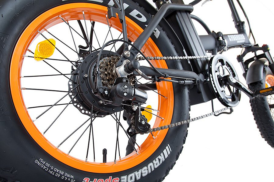 Велогибрид Cyberbike 500 Вт (Черно-оранжевый-1862)
