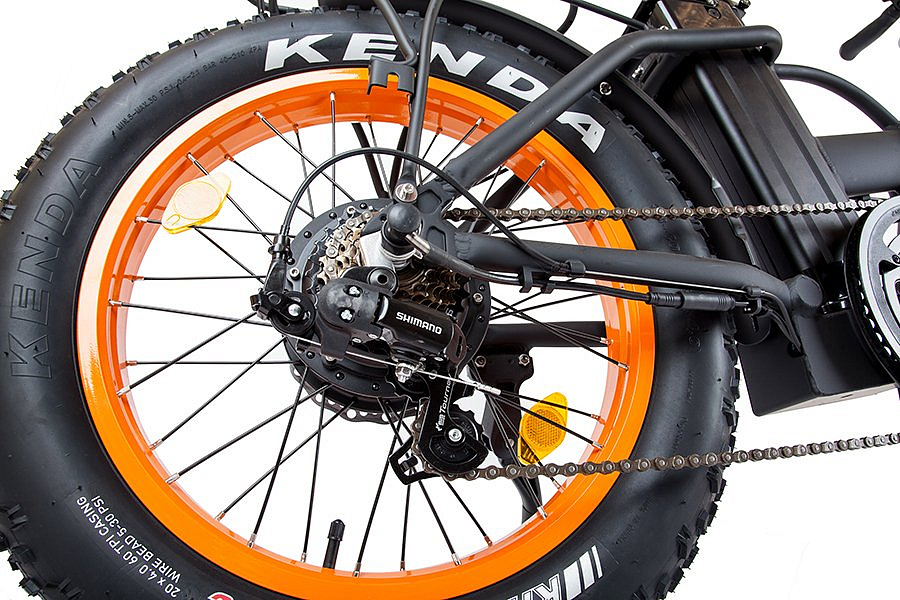 Электровелосипед Cyberbike 500W (Оранжево-черный-1873)