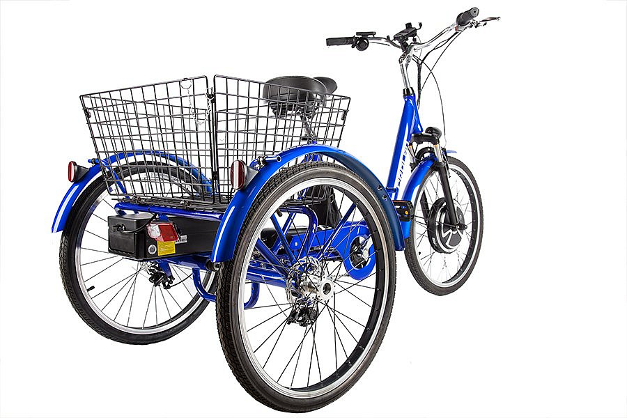 Трицикл CROLAN 500W  (blue-1925)