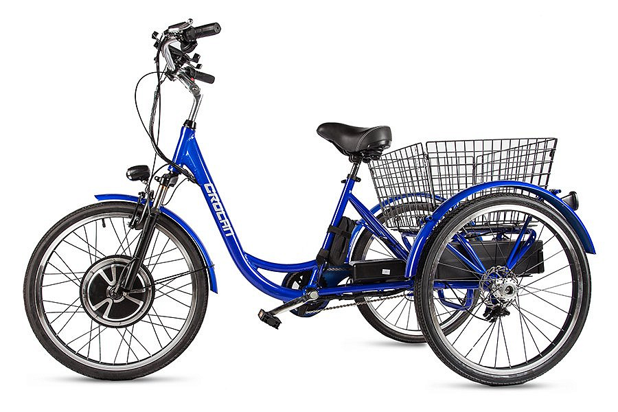 Трицикл CROLAN 500W  (blue-1925)