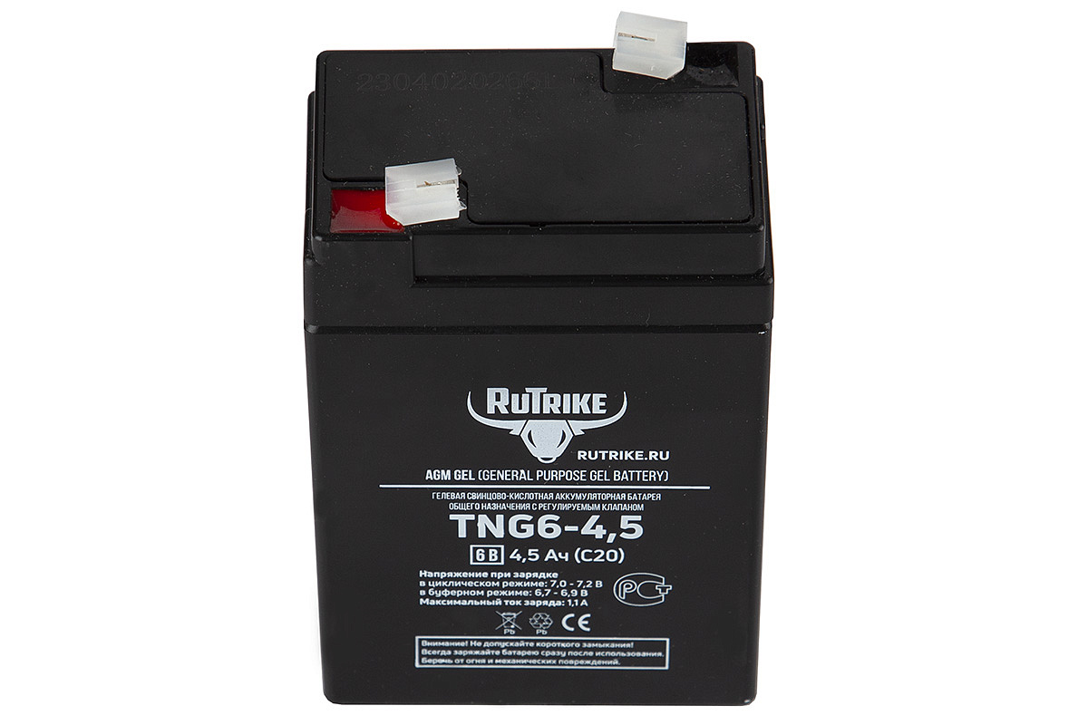 Аккумуляторная батарея RuTrike TNG6-4,5 (6V4,5A/H C20)
