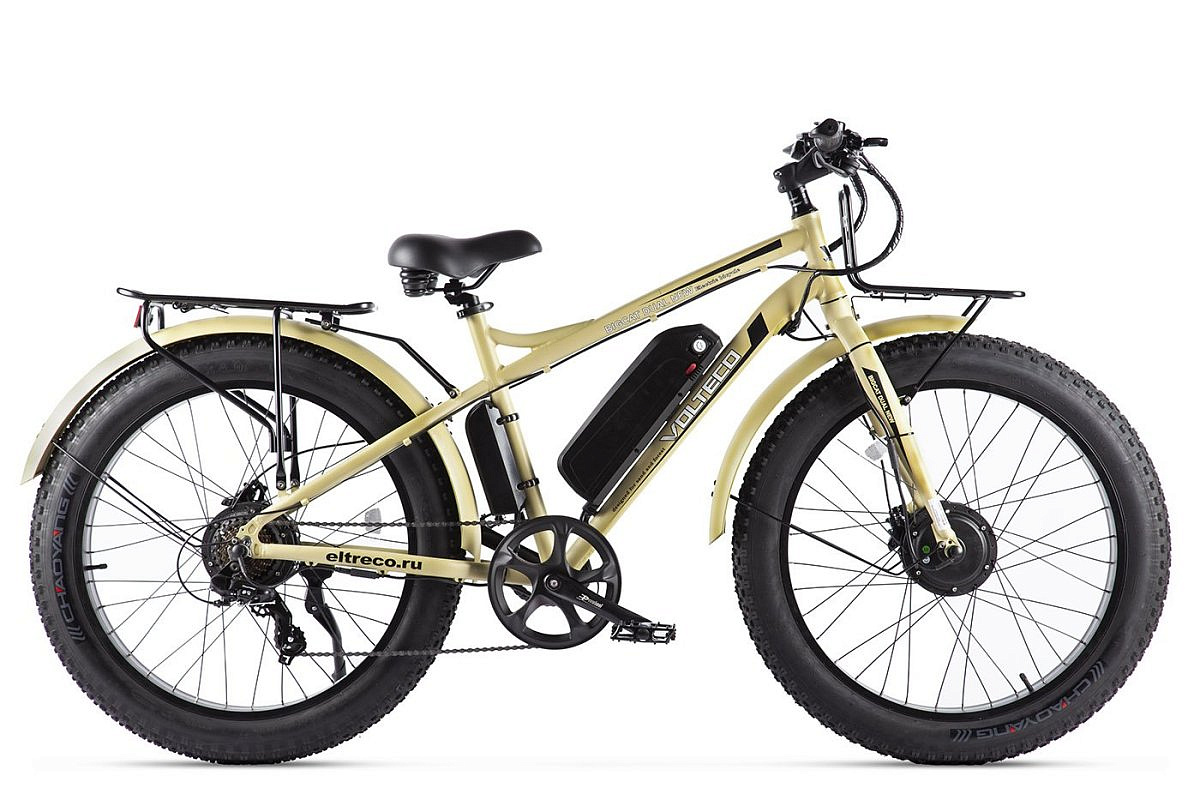Электровелосипед VOLTECO BIGCAT DUAL NEW (Серый-2309)