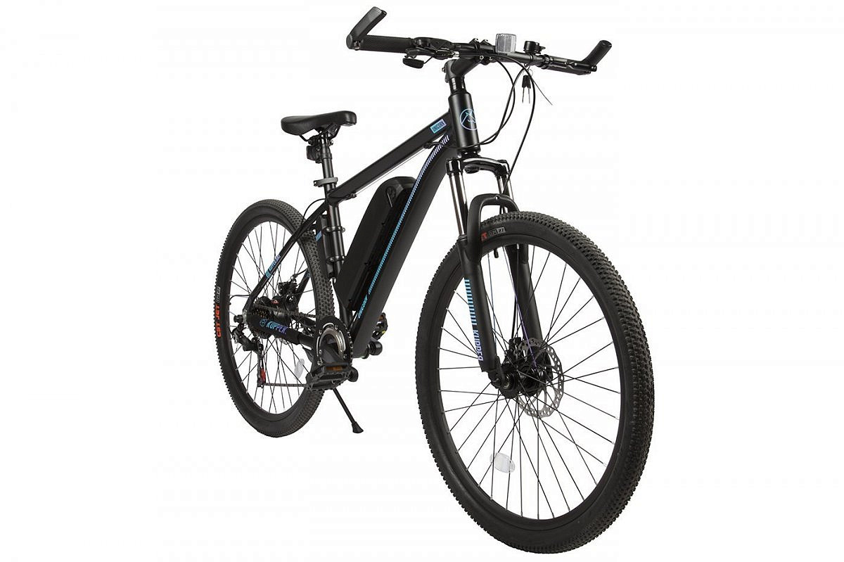 Электровелосипед Kupper Unicorn с ручкой газа (blue-black-2106)