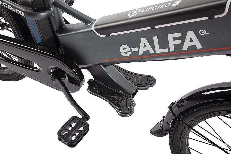 Электровелосипед GREEN CITY e-ALFA GL (темно-серый-2392)