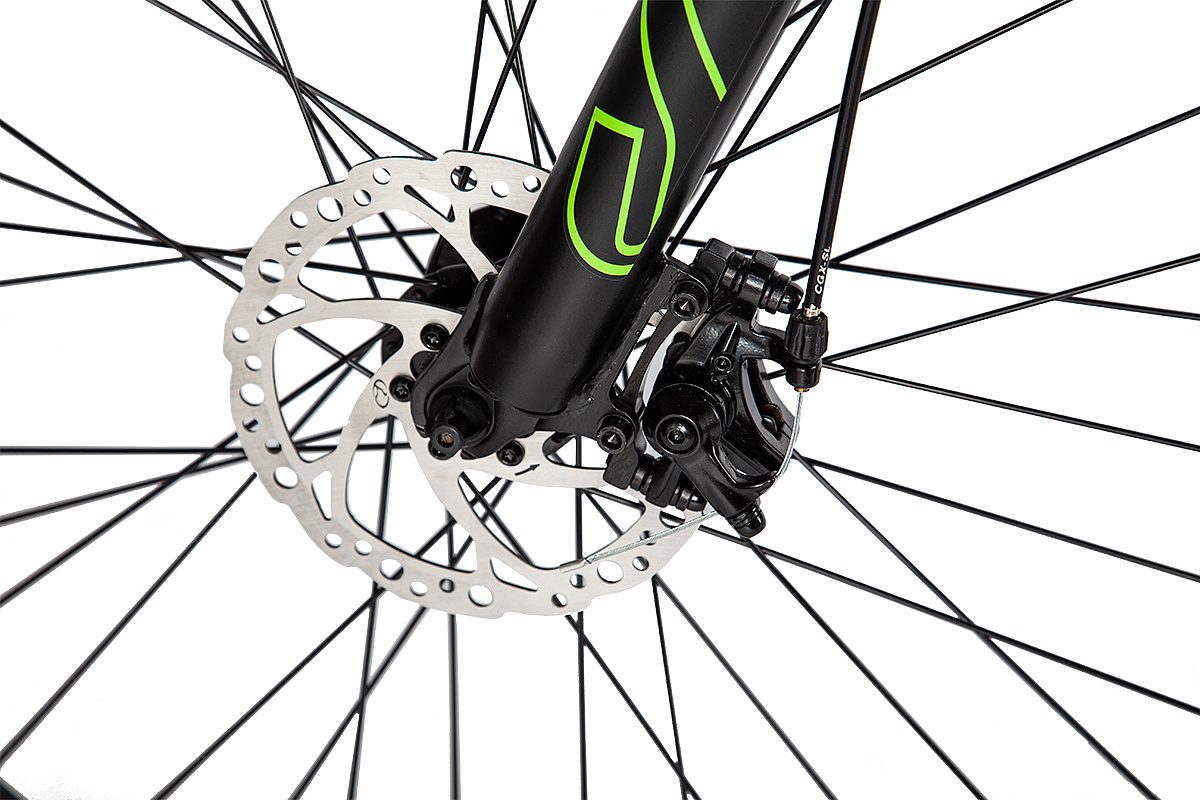 Электровелосипед INTRO Sport XT (Черно-зеленый-2687)