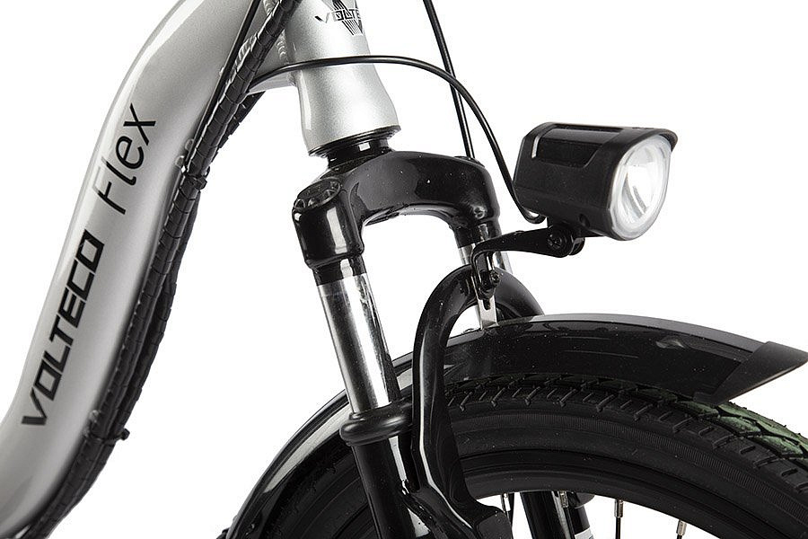 Электровелосипед Volteco Flex (Серебристый-2212)