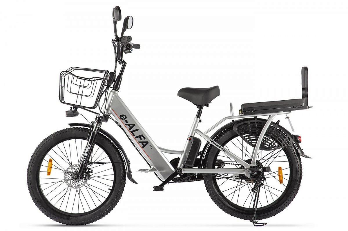 Электровелосипед GREEN CITY e-ALFA Fat (Черный-2160)