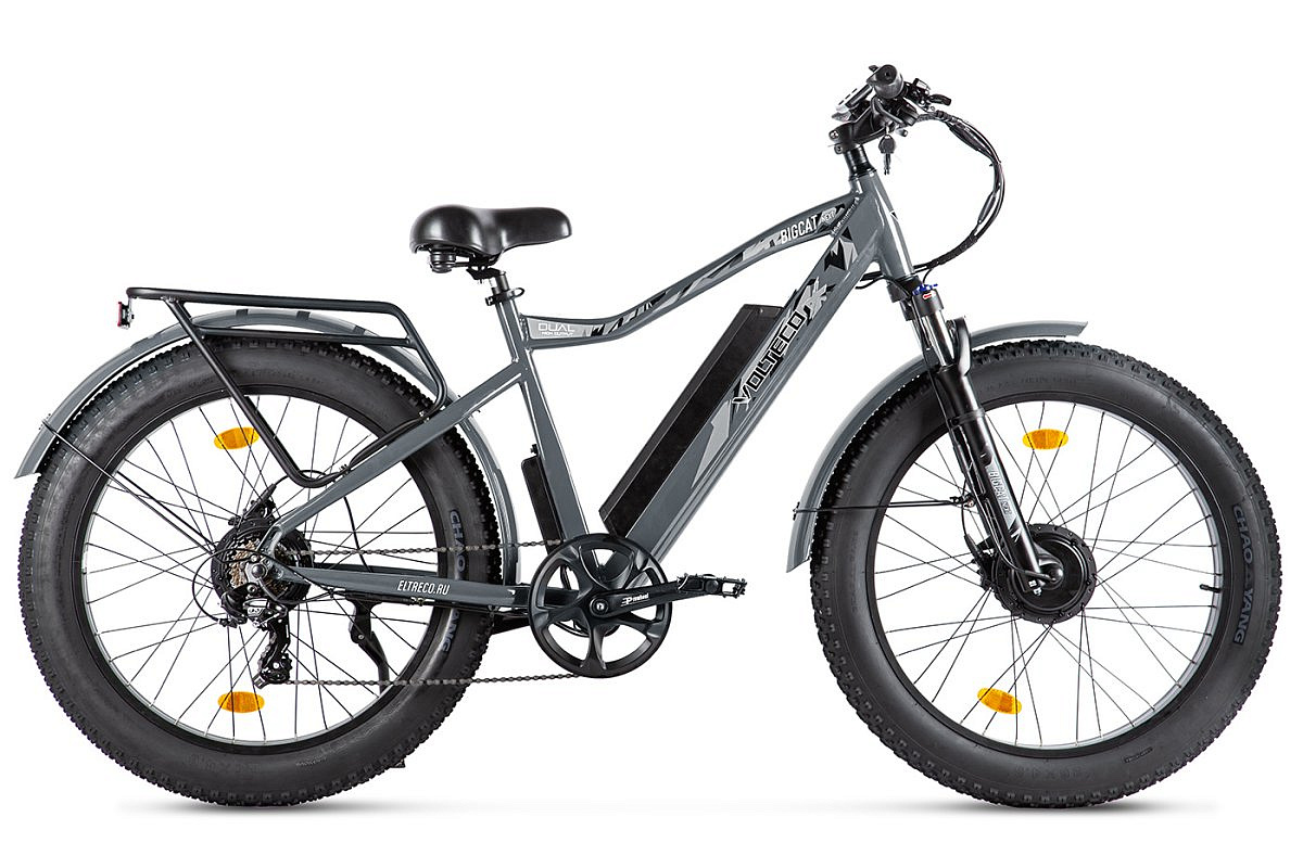 Электровелосипед VOLTECO BigCat Dual Next (Черный-2661)