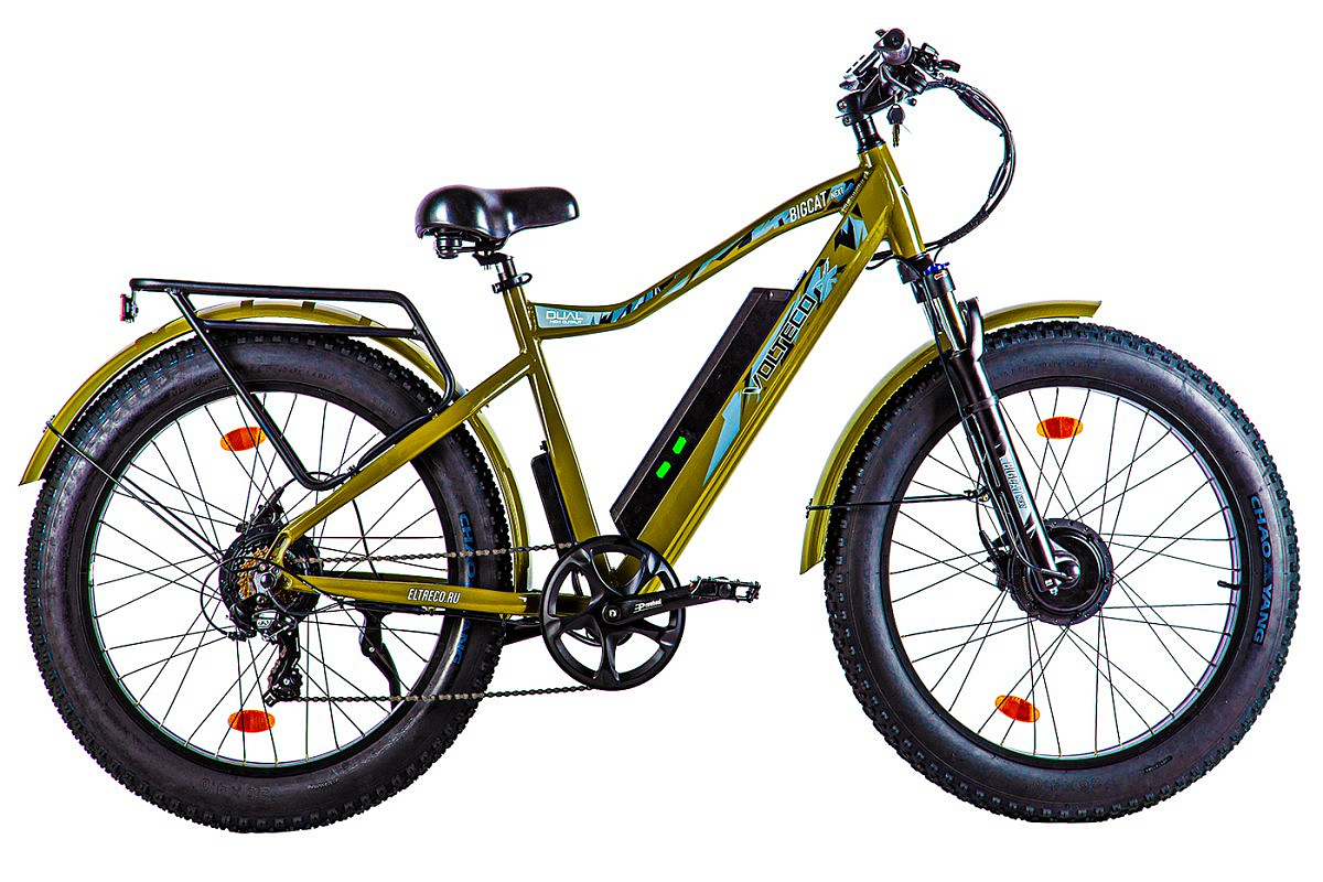 Электровелосипед VOLTECO BigCat Dual Next (Черный-2661)
