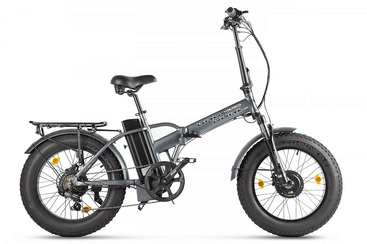 Электровелосипед VOLTECO BAD DUAL NEW (Черный-2301)