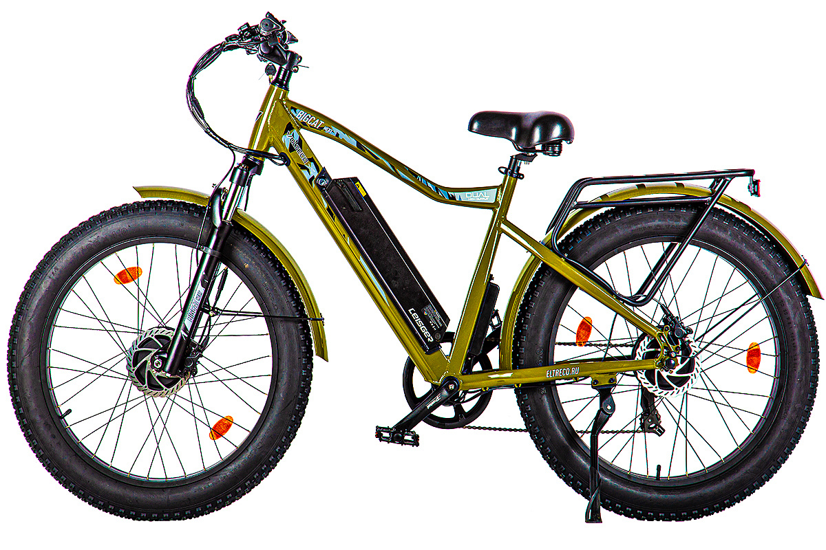 Велогибрид VOLTECO BigCat Dual Next (ХАКИ-2662)