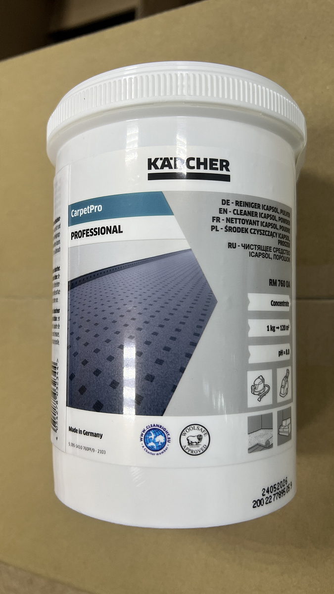Очиститель Karcher RM 760 CarpetPro iCapsol, порошковое средство для чистки ковров