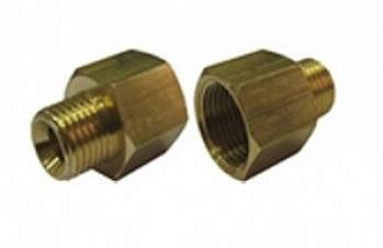 Переходник 1/4внеш - 1/4внут, 400bar, латунь