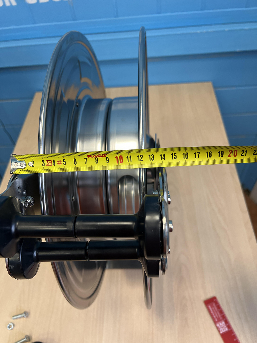 Инерционный барабан TOR TS-GYG460 из нержавеющей стали 304 (пищевая) для шланга 20м