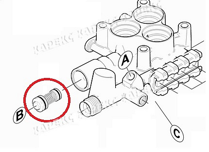 Karcher Регулировочный клапан HD 650\690