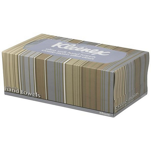 Бумажные полотенца Kimberly-Clark  в пачках Kleenex® Ultra Soft Pop-Up белые объёмные (18 пачек х 70 листов)