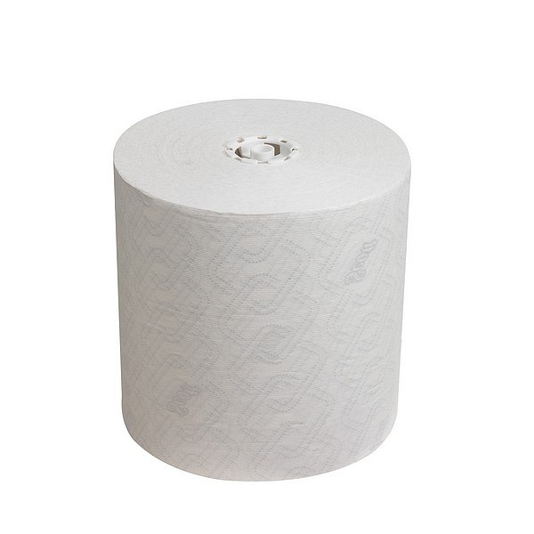 Бумажные полотенца Kimberly-Clark  в рулонах Scott® Essential белые однослойные (6 рулонов х 350 метров)