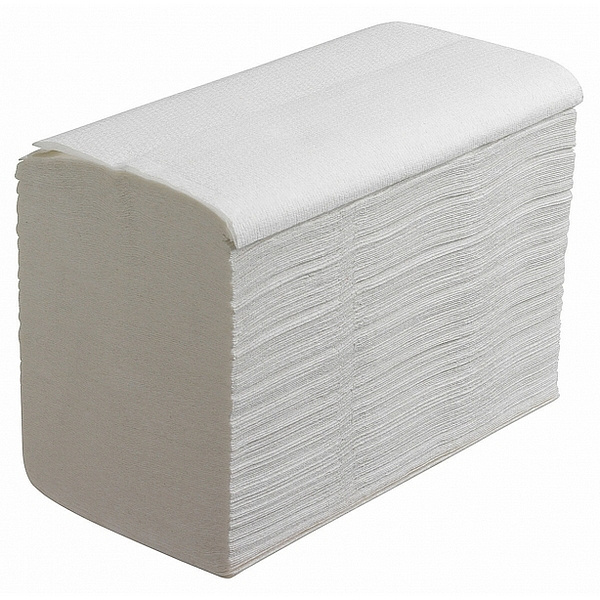 Бумажные полотенца Kimberly-Clark   в пачках Scott® Essential белые однослойные (15 пачек х 340 листов)