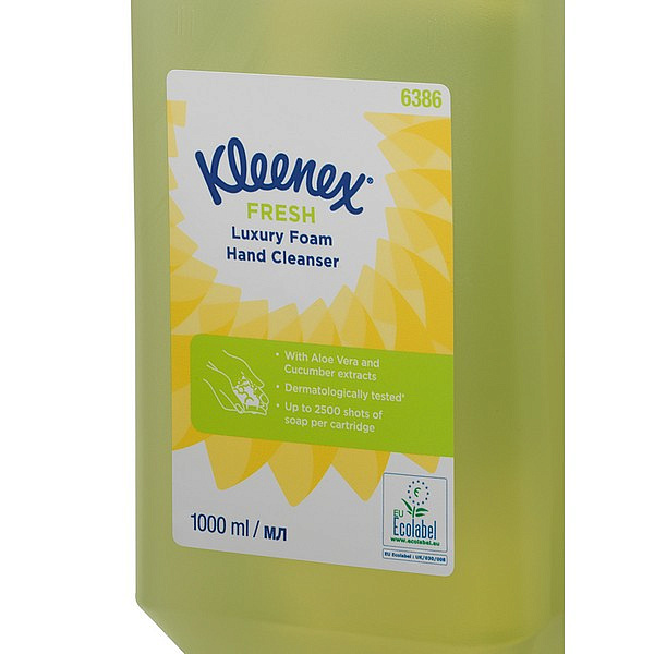 Пенное мыло для рук Kimberly-Clark Professional  в кассетах Kleenex Fresh Luxury (6 кассет x 1 литр)