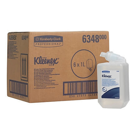 Пенное мыло Kimberly-Clark  в кассетах Kleenex антибактериальное (6 кассет x 1 литр)