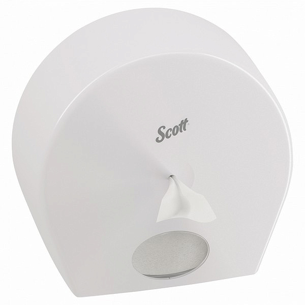 Диспенсер Kimberly-Clark SCOTT® CONTROL  для туалетной бумаги - Рулон с центральной подачей / Белый /Сверхкрупный