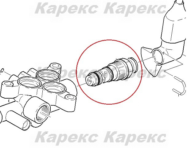Karcher Клапан выключения K 7.20 вместо 4.553-201,-186