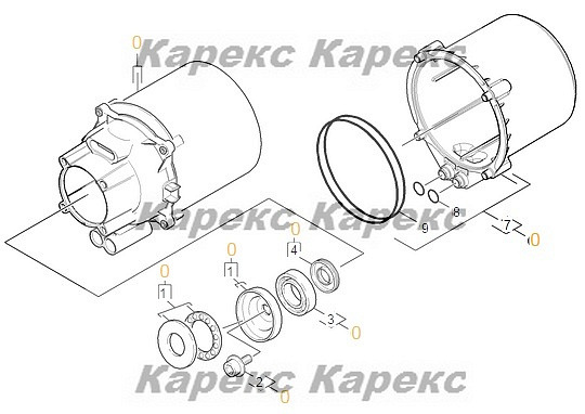 Karcher Двигатель для замены  K5 Compact