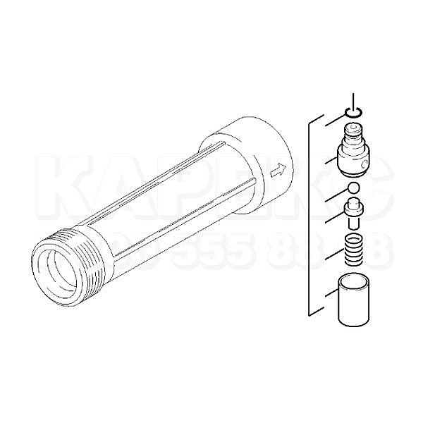 Karcher КЗЧ водяного фильтра и всасывающего клапана, K5