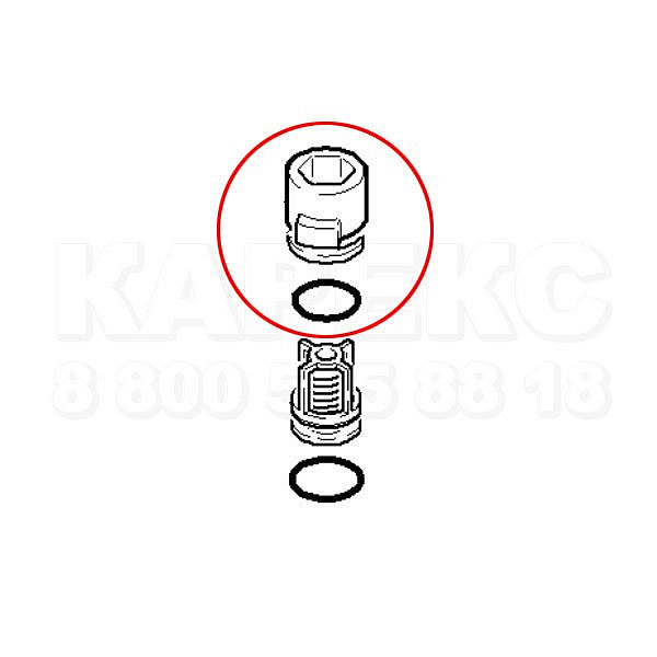 Karcher Заглушка клапана в сборе, K5-K6