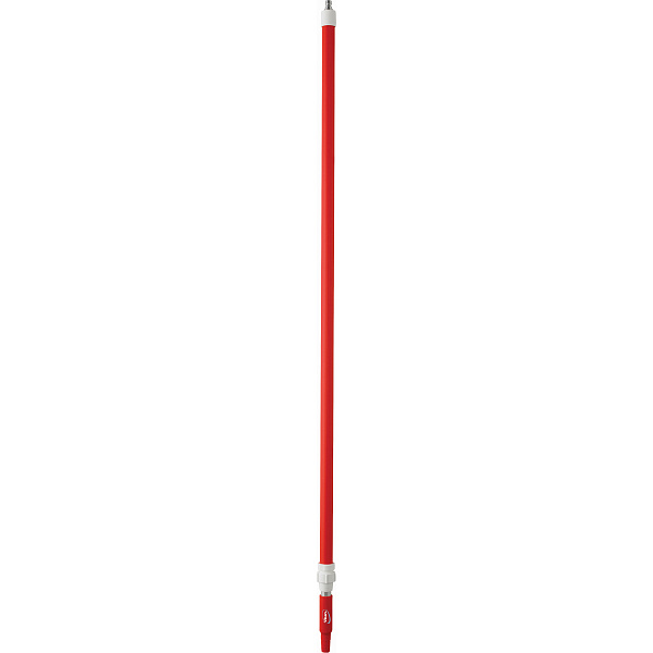 Рукоятка Vikan телескопическая с быстроразъемным соединением и подачей воды, Ø 32 мм, длина 1600-2780 мм, красная