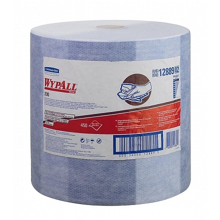 Протирочные салфетки Kimberly-Clark WYPALL* X90- Большой рулон / Синий