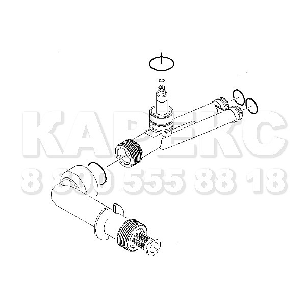 Karcher Комплект патрубков, K3-K4
