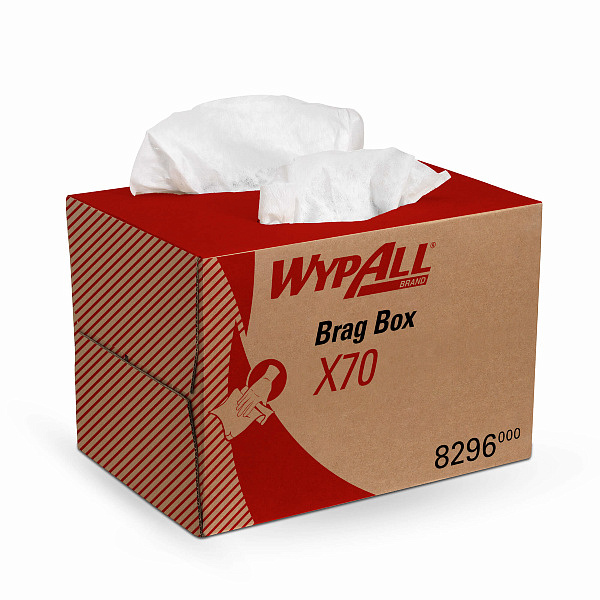 Салфетки Kimberly-Clark Wypall X70- коробке BRAG* / Белый