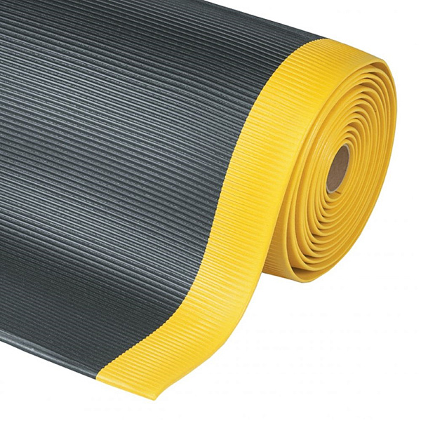 Напольное покрытие Notrax 406 Crossrib Sof-Tred Black/Yellow 60 x 91 см