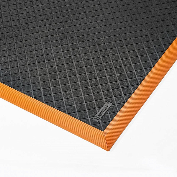 Напольное покрытие Notrax 649 Safety Stance Solid Orange/Black 97 x 163см