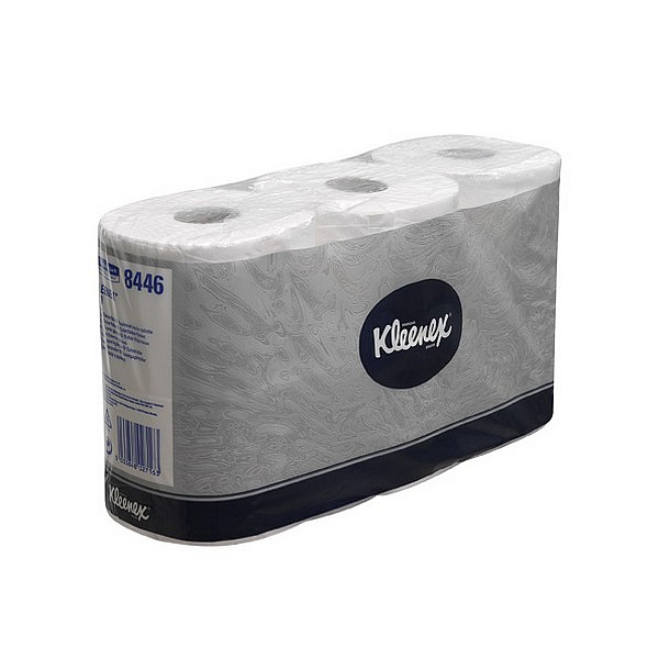Туалетная бумага Kimberly-Clark Professional  в стандартных рулонах Kleenex 600 двухслойная (36 рулонов x 72 метра)