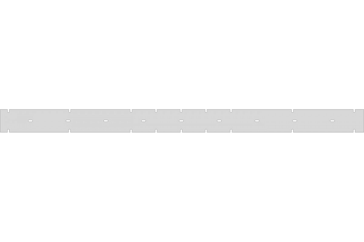 Скребок GAOMEI GM 50 (GM AC), 3, PU, передний