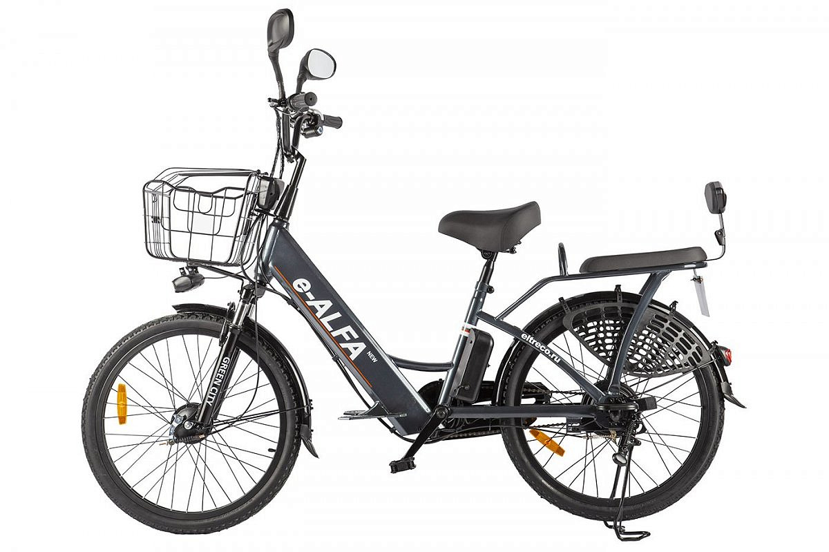 Велогибрид GREEN CITY e-ALFA new (Коричневый-2153)