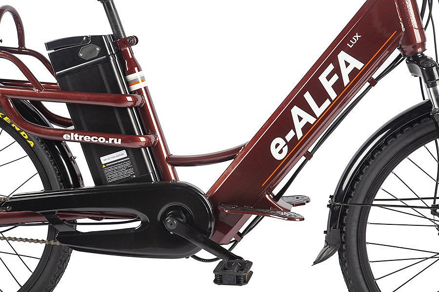 Велогибрид GREEN CITY e-ALFA LUX (Сине-серый матовый-2400)