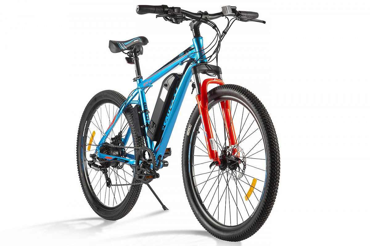 Велогибрид Eltreco XT 600 Limited edition (черно-синий-2367)