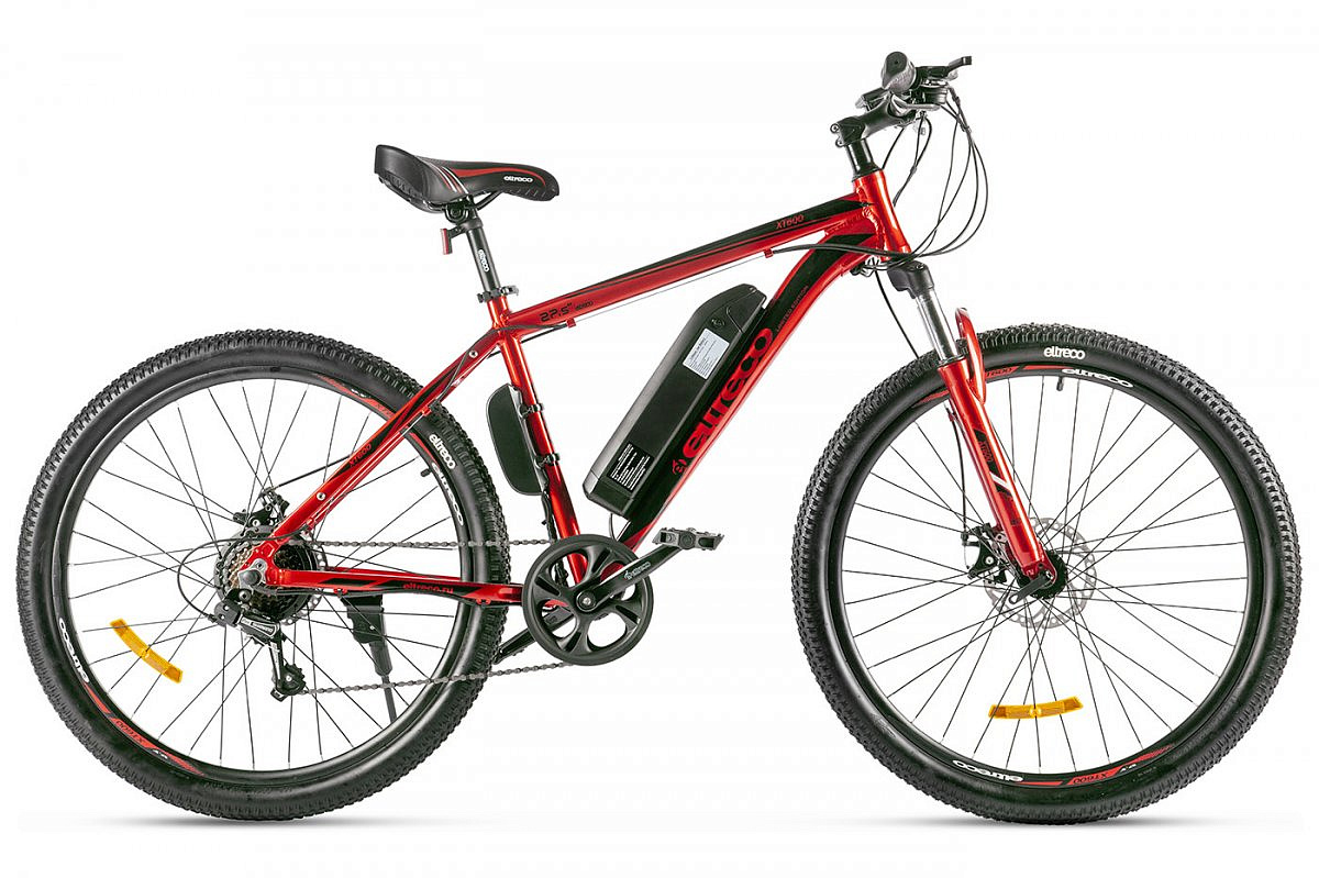 Велогибрид Eltreco XT 600 Limited edition (Черно-красный-2370)