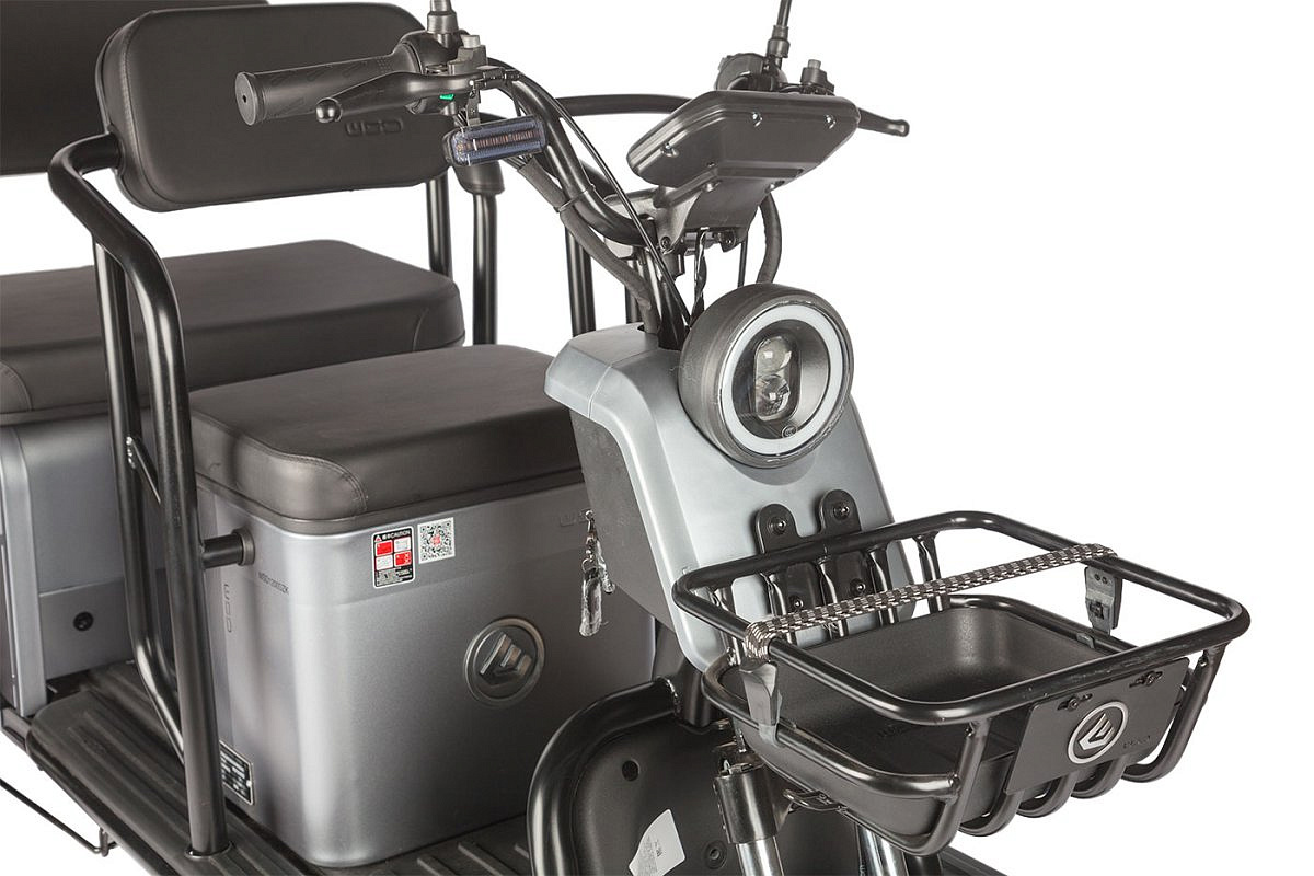 Электротрицикл Wanshida UM+ 60V 1000Вт (Зеленый-3099)