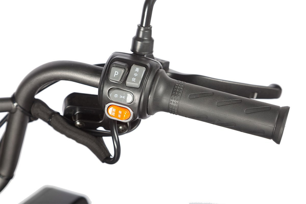 Электротрицикл Wanshida UM+ 60V 1000Вт (Зеленый-3099)