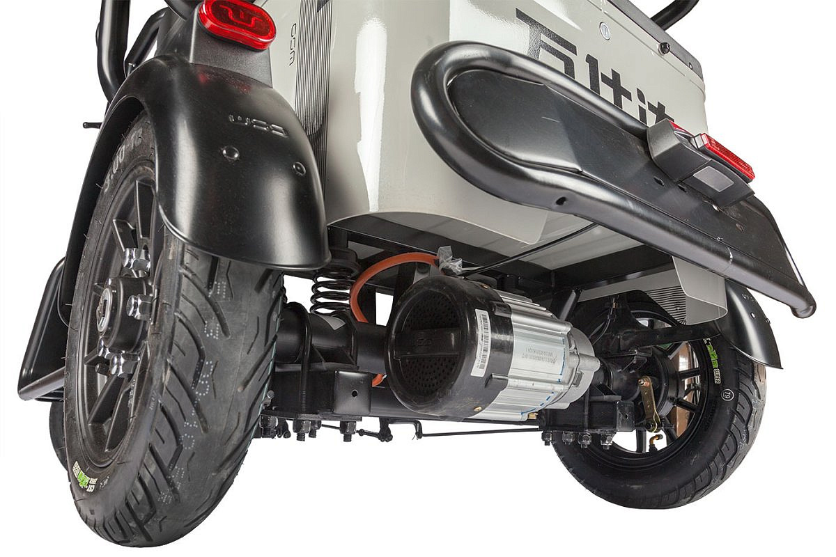 Электротрицикл Wanshida UM+ 60V 1000Вт (Зеленый-3099)