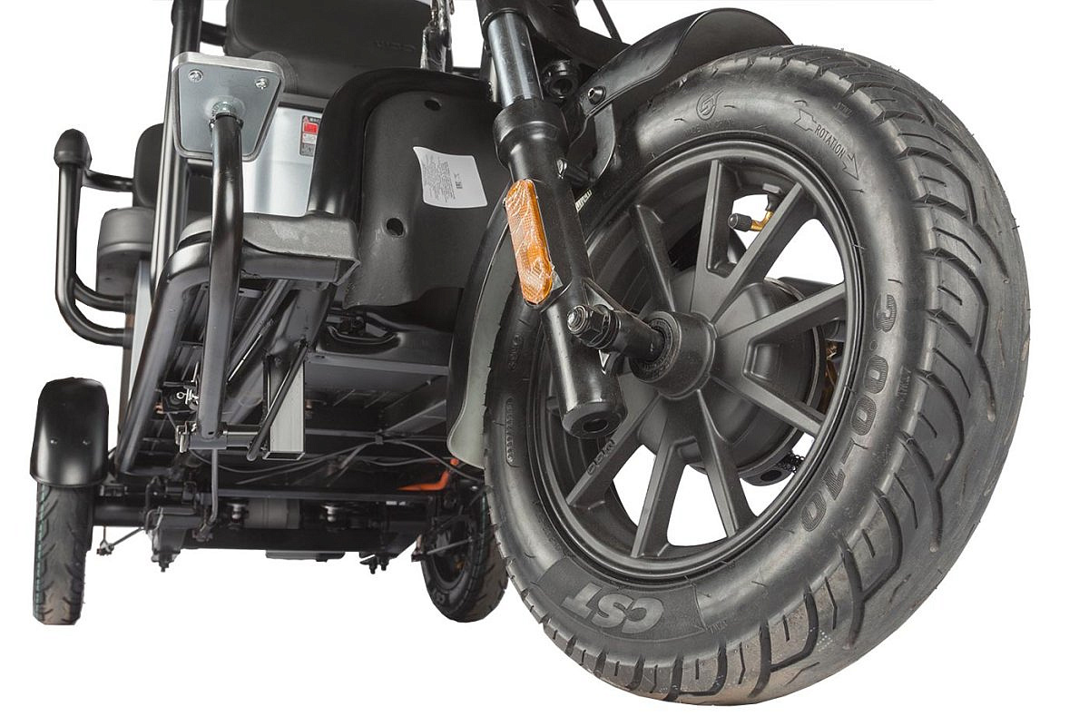Электротрицикл Wanshida UM+ 60V 1000Вт (Зеленый-3099)