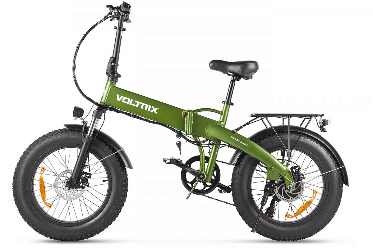 Велогибрид VOLTRIX City FAT 20 (Серебристый-2560)