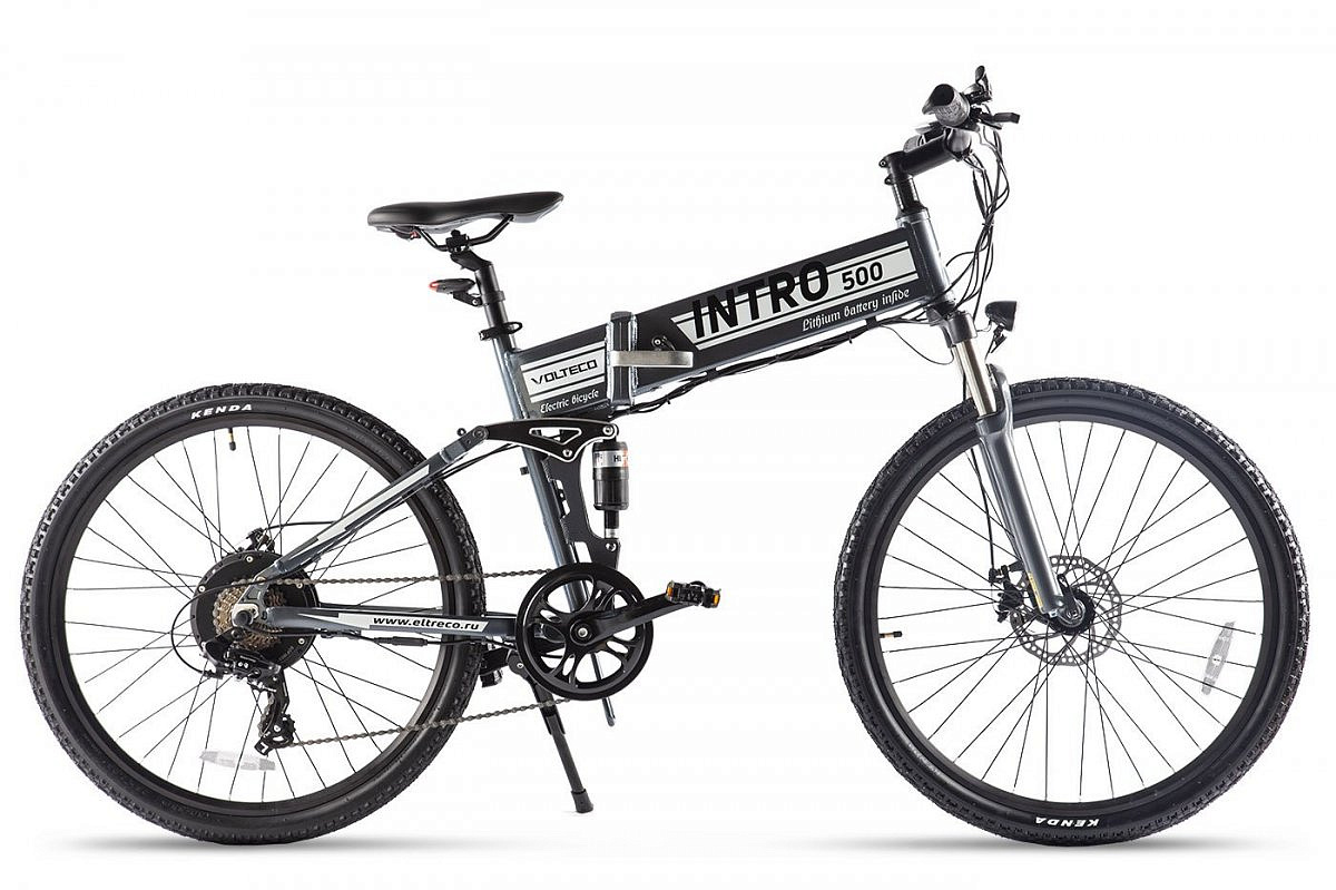 Электровелосипед VOLTECO INTRO (gray-2000)