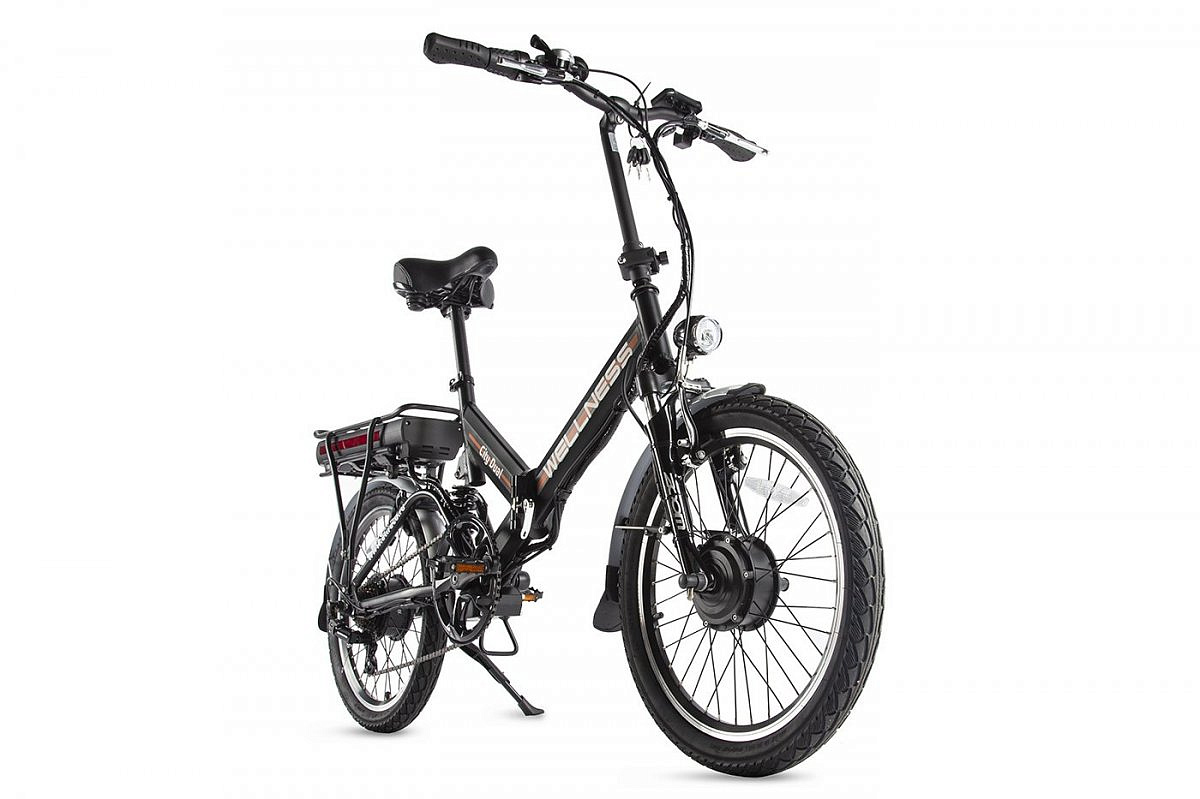 Электровелосипед WELLNESS CITY DUAL   (matt black-1951)