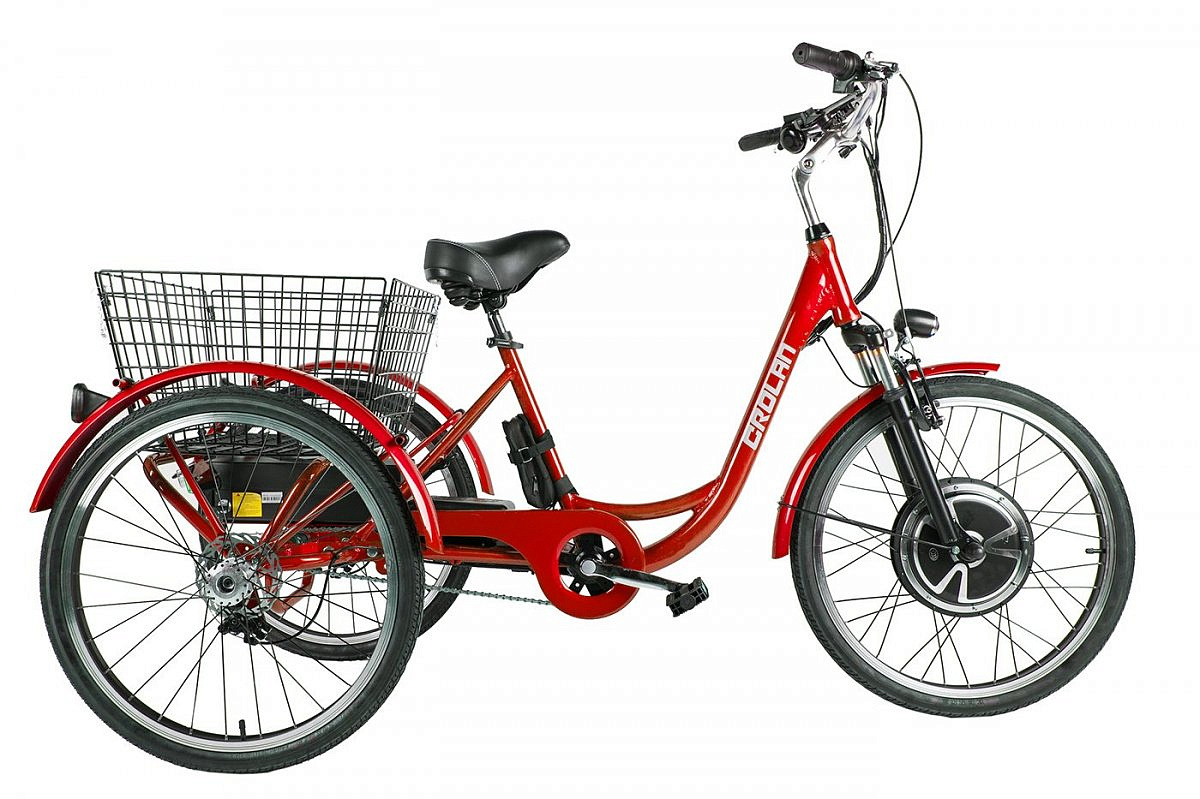 Трицикл CROLAN 500W  (silver-1927)