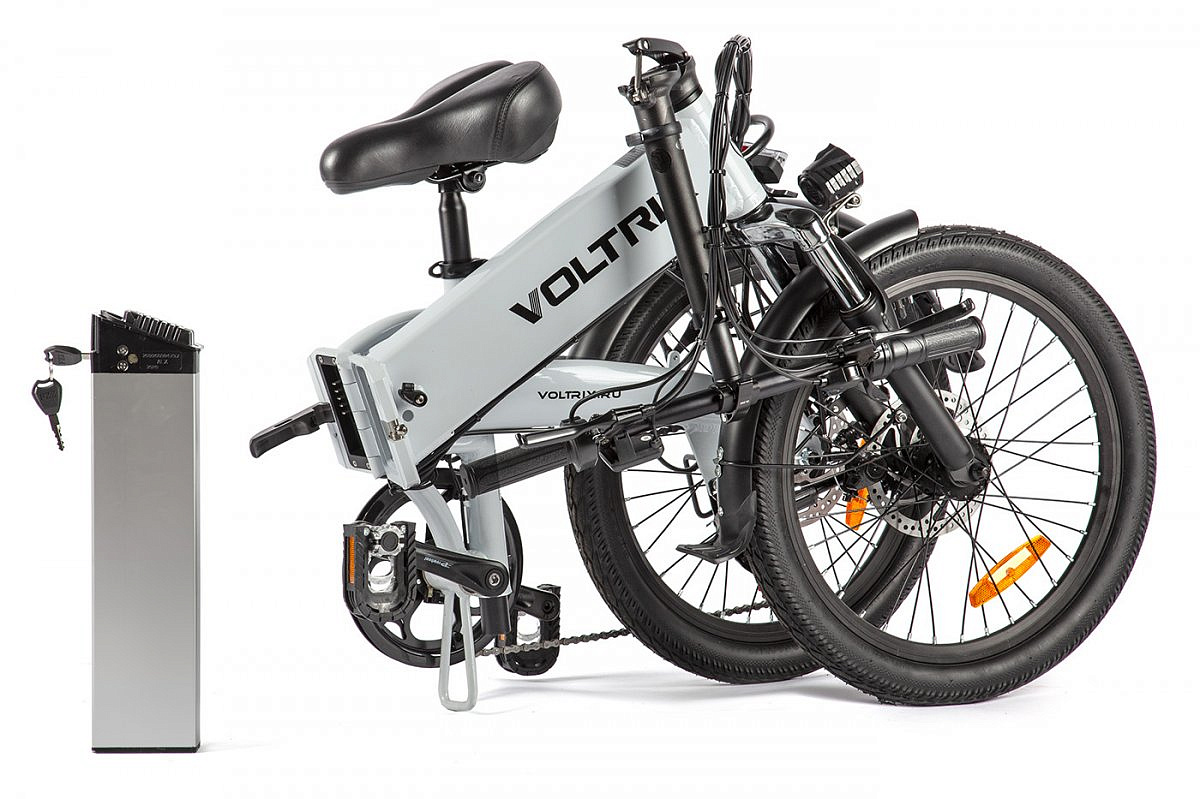 Электровелосипед VOLTRIX City 20 (Серебристый-2566)